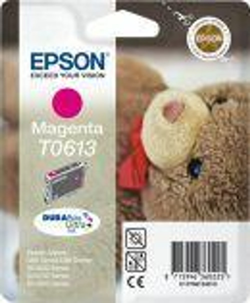 Epson Teddybear Singlepack Magenta T0613 DURABrite Ultra Ink Ink Cartridge