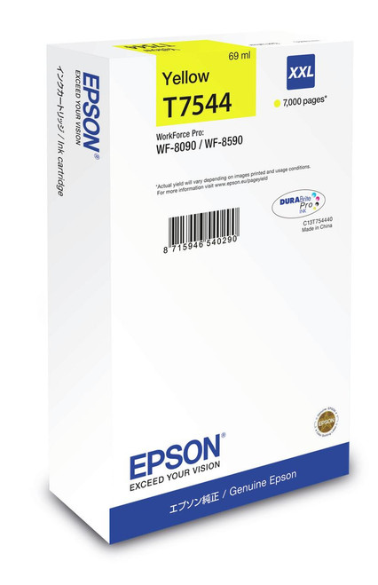  Epson WF-8090 / WF-8590 Ink Cartridge XXL Yellow 