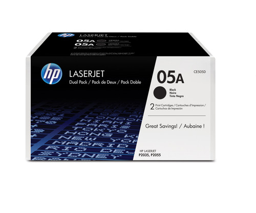 HP 05A Original Black 2 pc(s) - main product image