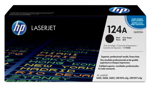 HP 124A Original Black Toner Cartridge