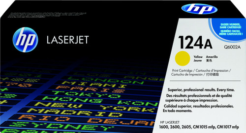 HP 124A Original Yellow Toner Cartridge - main product image