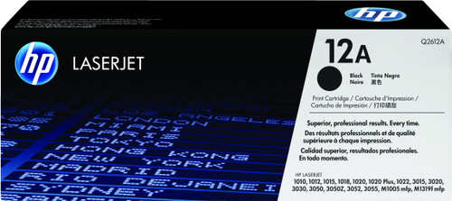 HP 12A Original Black Toner Cartridge - main product image