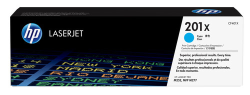 HP 201X Original Cyan Toner Cartridge - main product image