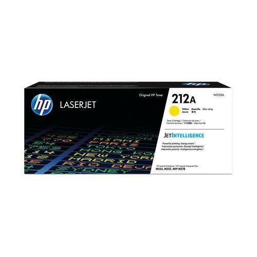 HP 212A Yellow High Yield Toner Cartridge 4.5K pages HP Colour LaserJet Enterprise M555 / M554 / M578 series - W2122A