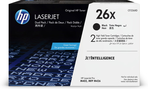 HP 26X Original Black 2 pc(s) - main product image