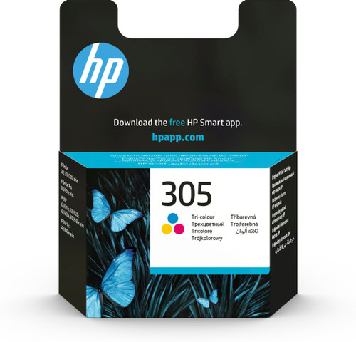 HP 305 Tricolour Standard Capacity Ink Cartridge - 3YM60AE - main product image