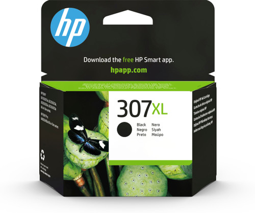 HP 307XL Black Extra High Capacity Ink Cartridge 400 pages - 3YM64AE - main product image
