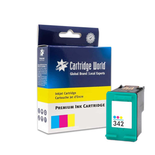 Cartridge World Compatible with HP 342 Tri-colour Inkjet Cartridge C9361EE