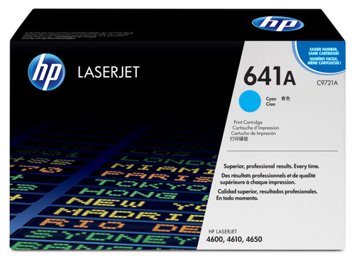 HP 641A Original Cyan Toner Cartridge - main product image