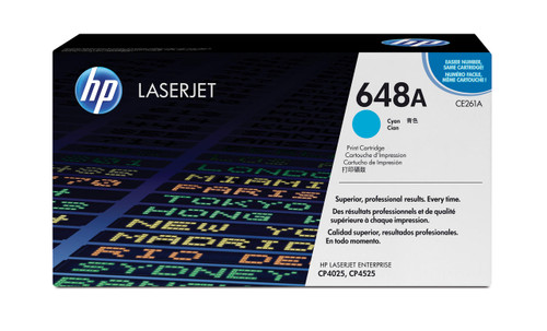 HP 648A Original Cyan Toner Cartridge