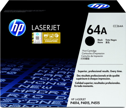 HP 64A Original Black Toner Cartridge - main product image