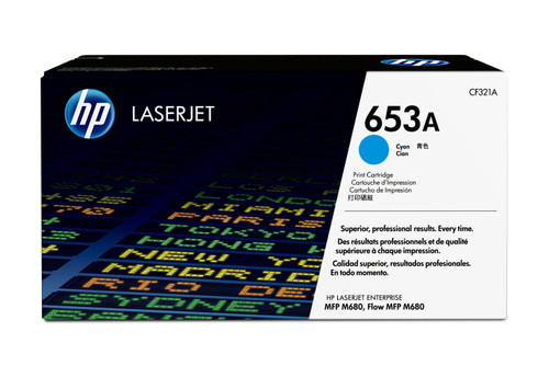 HP 653A Original Cyan Toner Cartridge - main product image