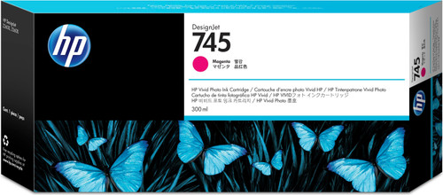 HP 745 Magenta Standard Capacity Ink Cartridge 300ml - F9K01A - main product image