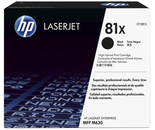 HP 81X Original Black Toner Cartridge (CF281X)