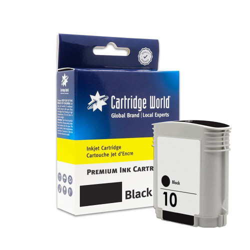 Cartridge World Compatible with HP 10 Black Inkjet Cartridge C4844AE