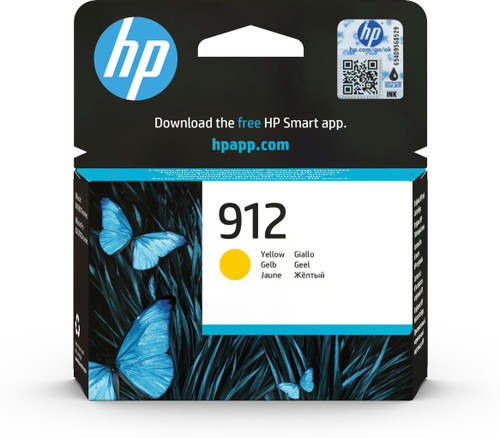 HP 912 Original Yellow Ink Cartridge (3YL79AE) - main product image