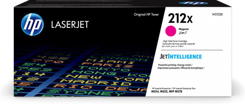  HP Magenta High Yield Toner Cartridge 10K pages W2123X HP Colour LaserJet Enterprise M555 / M554 / M578 series - W2123X 