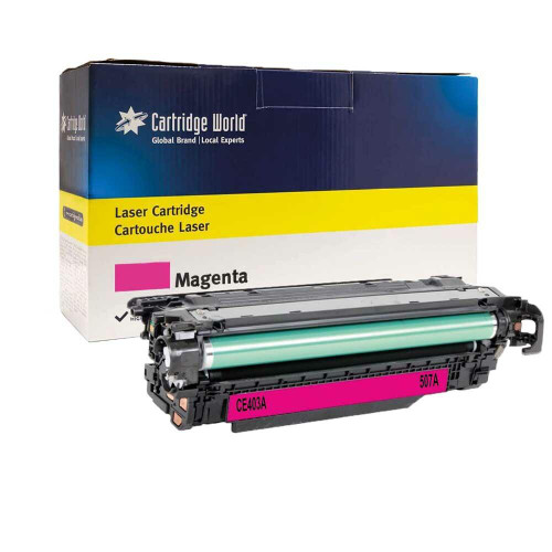 Cartridge World Compatible with HP 507A Magenta LaserJet Toner Cartridge CE403A