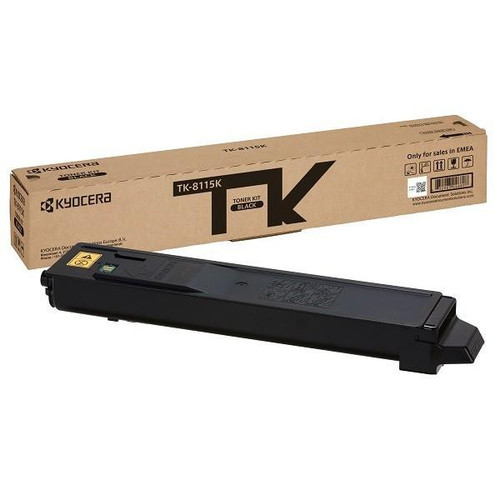  Kyocera TK8115K Black Toner Cartridge 12k pages - 1T02P30NL0 