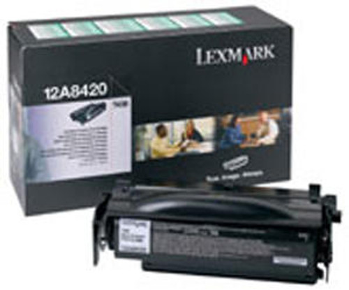 Lexmark 12A8420 T430 Return Program Original Black Toner Cartridge