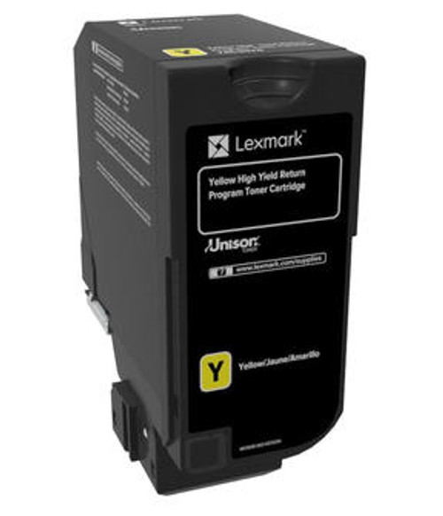 Lexmark 74C2HY0 toner cartridge Original Yellow