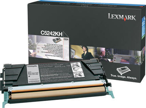 Lexmark Black High Yield Toner Cartridge for C524 Original