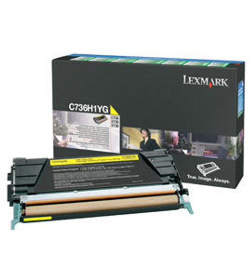 Lexmark C736H1YG toner cartridge Original Yellow