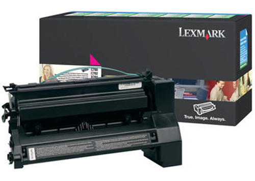 Lexmark C780, C782 Magenta High Yield Return Program Original Toner Cartridge