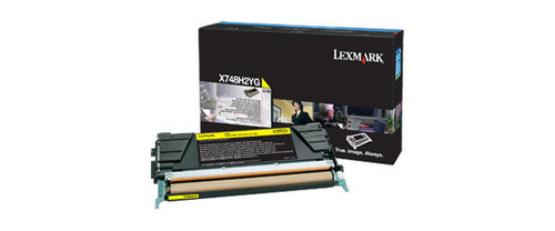 Lexmark X748H2YG toner cartridge Original Yellow