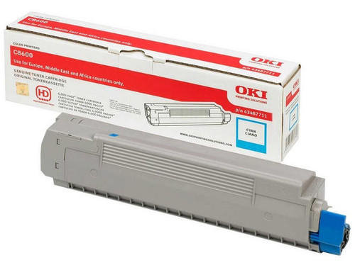 OKI 43487711 Original Cyan Toner Cartridge