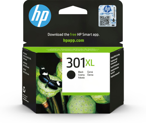 Original HP 301XL Black Ink Cartridge (CH563EE) - main product image