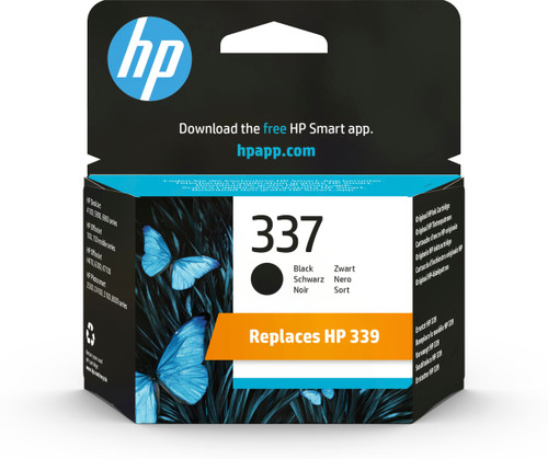 Original HP 337 Black Ink Cartridge (C9364EE) - main product image