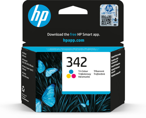 Original HP 342 Cyan, Magenta, Yellow Tri-Colour Ink Cartridge (C9361EE) - main product image