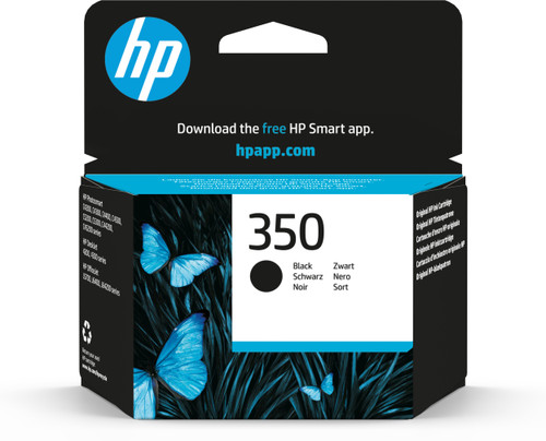 Original HP 350 Black Ink Cartridge (CB335EE) - main product image