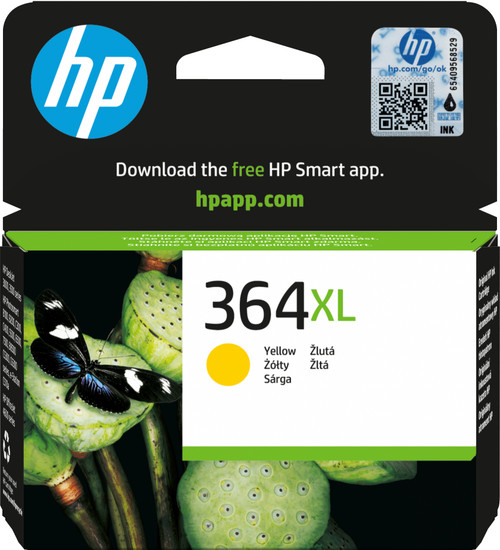 Original HP 364XL Yellow Ink Cartridge (CB325EE) - main product image