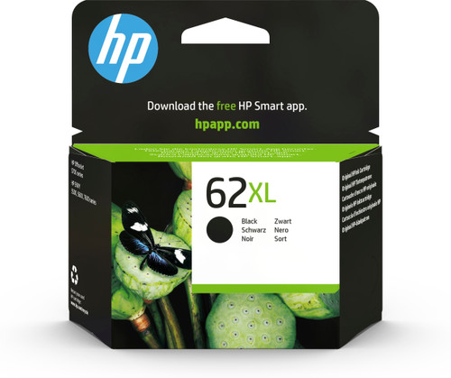 Original HP 62XL Black Ink Cartridge (C2P05AE) - main product image