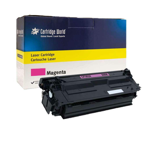 Cartridge World Compatible with HP 508X High Yield Magenta LaserJet Toner Cartridge CF363X