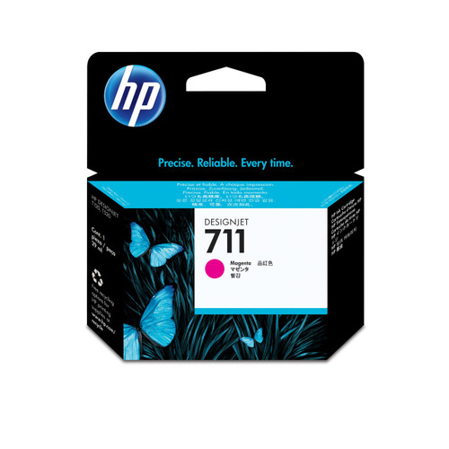 HP Original HP 711 Magenta Ink Cartridge CZ131A