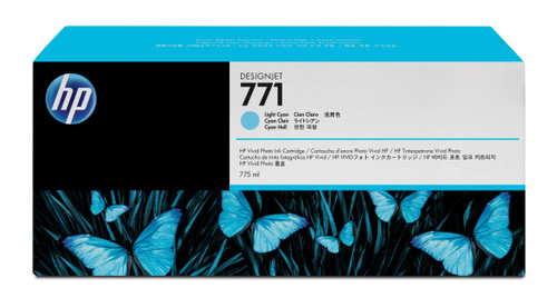 Original HP 771 Light CyanInk Cartridge (CE042A) - main product image