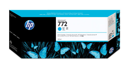 Original HP 772 Cyan Ink Cartridge (CN636A) - main product image