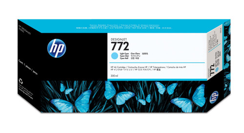 HP Original HP 772 Light Cyan Ink Cartridge CN632A