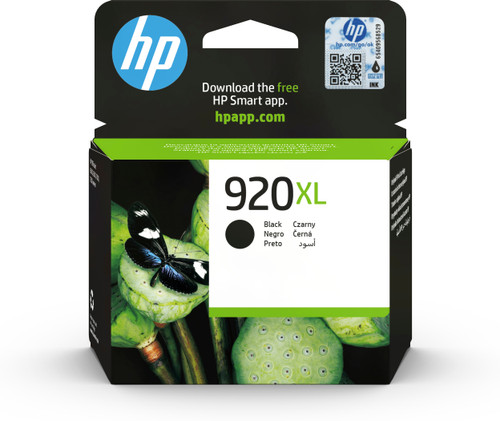 Original HP 920XL Black Ink Cartridge (CD975AE) - main product image