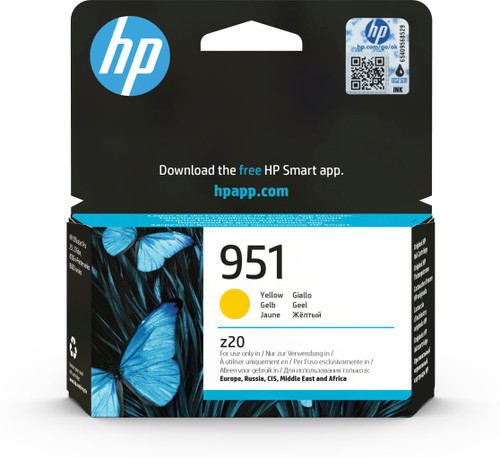 Original HP 951 Yellow Ink Cartridge (CN052AE) - main product image