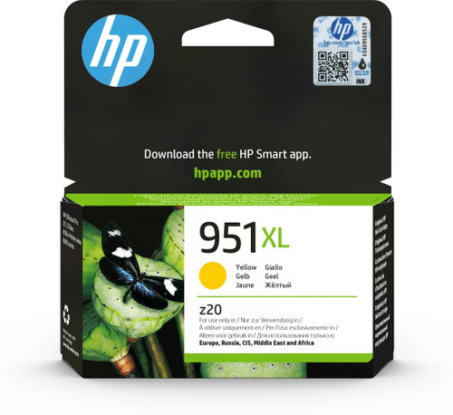 Original HP 951XL Photo yellow Ink Cartridge (CN048AE) - main product image