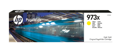 Original HP 973X Yellow Ink Cartridge (F6T83AE) - main product image