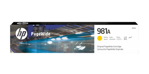 Original HP 981A Yellow Ink Cartridge (J3M70A) - main product image