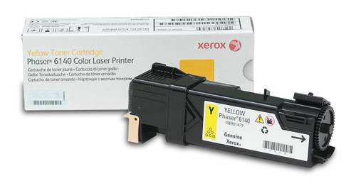 Xerox Phaser 6140, Standard Capacity Yellow 2,000 Pages Toner Cartridge