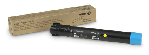  Xerox Phaser 7800 Printer, High Capacity Cyan (17,200 Pages) Toner Cartridge 