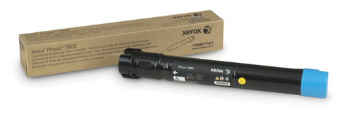  Xerox Phaser 7800 Printer, Standard Capacity Cyan Toner Cartridge (6,000 Pages) 