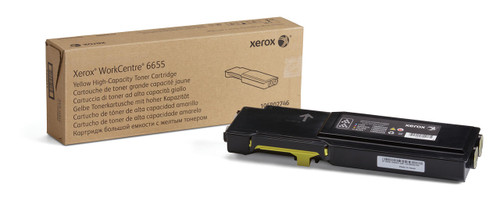 Xerox WorkCentre 6655 High Capacity Yellow Toner Cartridge 7,500 Pages